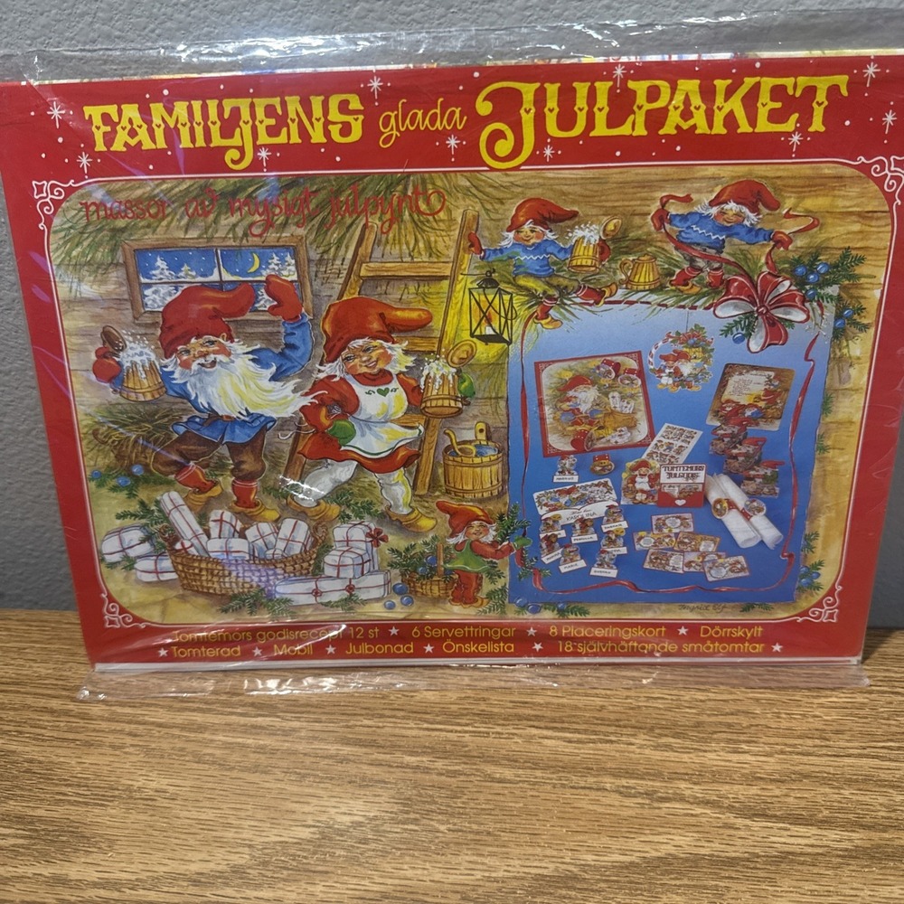 Swedish‎ Christmas Craft Kit "Familjens Glada Julpaket"
